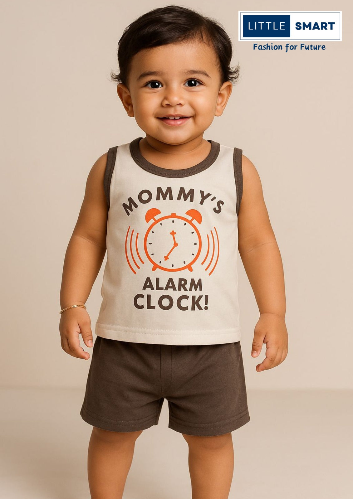 Cute Summer Wear for Boys - Sleeveless Top & Shorts (Combo Pack of 5)
