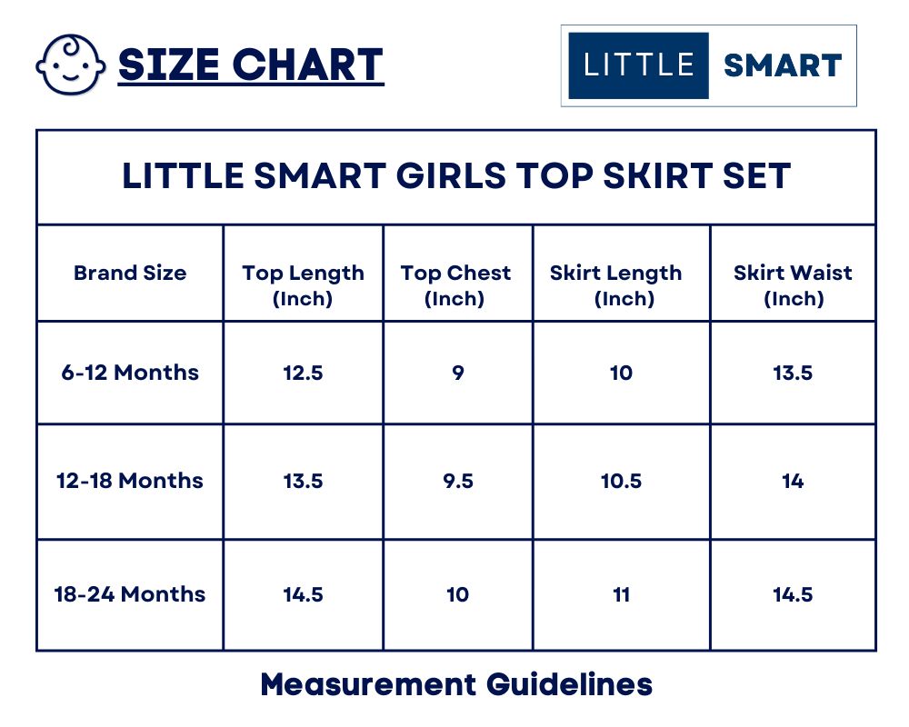 “Little Smart Girls Stylish Top & Skirt Set – Pack of 4”